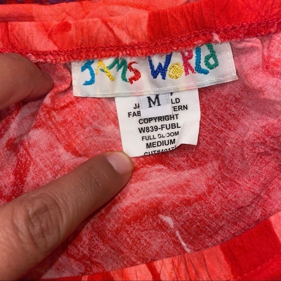 Jams World tank and skirt two piece set in BLOOM print - Picture 5 of 6